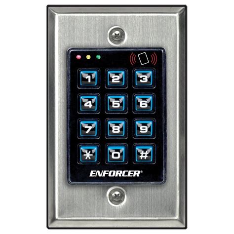 enforcer access control keypad with proximity card reader|seco alarm enforcer keypad.